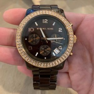 Michael Kors Tortoise Women's Chronograph Watch